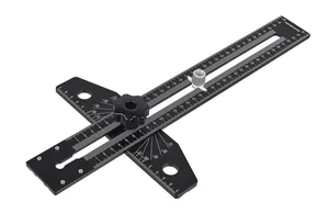 Hanskonner Угольник 350мм, уровень, транспортир, чертилка, HK2020-13-350