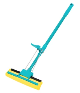 Palisad Швабра отжимная, 110 см, губка PVA 26х5,5х6 см, телескопическая рукоятка, бирюзовая, Home 93581