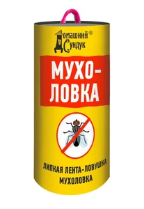 Домашний Сундук Липка лента-ловушка МУХОЛОВКА ДС-459