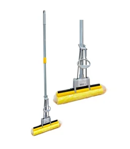 Домашний Сундук Швабра 1 ролик с отжимом телескопическая ручка и насадка PVA ДС-489