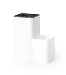 АЛЬТЕРНАТИВА Подставка для ножей и столовых приборов М9082 бело-черный