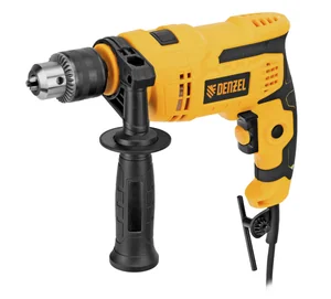 Denzel Дрель ударная IDD-750, 750 Вт, 0-3000 об/мин, 48000 уд/мин 26310