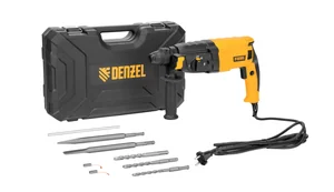 Denzel Перфоратор электрический RHB-750-24, SDS-plus, 750 Вт, 2,7 Дж, 4 реж. 26604