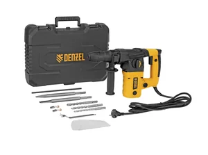 Denzel Перфоратор электрический RHVB-1100-26, SDS-plus, 1100 Вт, 4 Дж, 4 реж. 26613