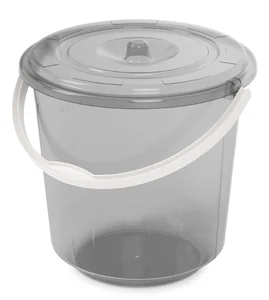 АЛЬТЕРНАТИВА Ведро 10 л. ХОЗЯЮШКА с крышкой М1213 микс