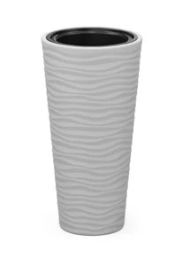 АЛЬТЕРНАТИВА Кашпо 25л со вставкой 5л ОАЗИС М8076 серый