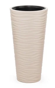 АЛЬТЕРНАТИВА Кашпо 63л со вставкой 13л ОАЗИС М8083 бежевый