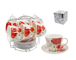 Lavenir Сервиз чайный (12пр.) на мет.подст 220 мл C03-518 12M