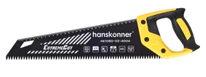 Hanskonner Ножовка по дереву, 400мм, 4 TPI, SK5, 3D зуб, тефлон, быстрый рез, HK1060-02-4004