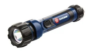 Stern Фонарик светодиодный, противоударный, влагозащищенный, 1 яркий Led, 2 х АА 90520