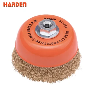 HARDEN Чашка зачистная проволочная для УШМ М14х2,0 125мм 611504