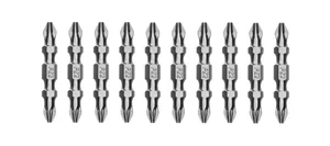 Gross Бита двухстор., PH2-PZ2х45мм, сталь S2, 10шт. 112017