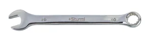Sturm Ключ комбинированный гаечный 10мм, Cr-V, хромированный, 1045-35-10