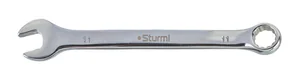 Sturm Ключ комбинированный гаечный 11мм, Cr-V, хромированный, 1045-35-11