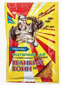 Великий воин ГРАНУЛЫ от муравьев 50гр.