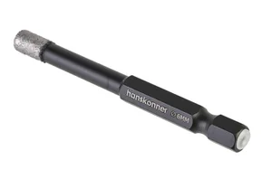 Hanskonner Коронка алмазная для дрели, TilePro, 6 мм, вакуумн. спекание алмазов, H1055-12-06