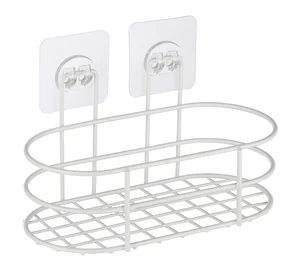 Mallony Корзинка подвесная овальная WHITE (крепление: самоклеящаяся основа) 110769-SK