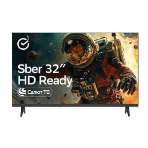 Sber Телевизор 32" SDX-32H3114 черный DLED HD 60Hz Smart TV