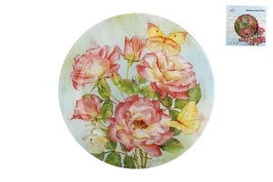 КОРАЛЛ Блюдо для торта 30 см.Розовый букет S3012-D102