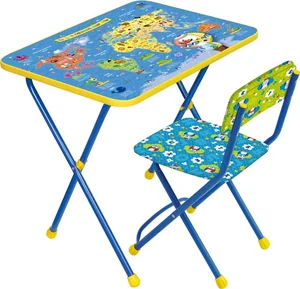 НИКА Комплект детской складной мебели Познаю мир КП2/10
