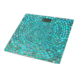 LUMME Весы напольные электронные LU 1329 голубая бирюза