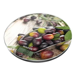 MARTA Весы кухонные MT 1635 черная олива