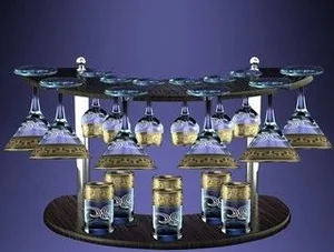 ГУСЬ ХРУСТАЛЬНЫЙ Универсальный набор 19пр. Греческий узор (GE03-411/134/837-БС)