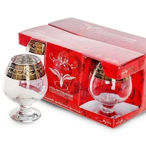 ГУСЬ ХРУСТАЛЬНЫЙ Набор бокалов для бренди Версаче 400 мл. (GE08-188)