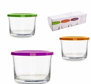 PASABAHCE Набор для сыпучих продуктов 3пр. Basic 98740