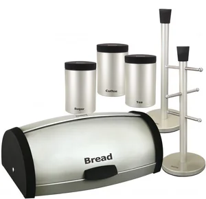 KLAUSBERG Хлебница + емкости+держатели KB 7237