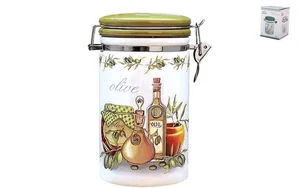 КОРАЛЛ Емкость для сыпучих продуктов 850мл. Оливки HC8600B-G09