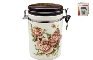 КОРАЛЛ Емкость для сыпучих продуктов 850мл.Королевская роза HC8600B-C34