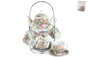 КОРАЛЛ Набор чайный 13 пр. Розовый букет  R0025-13M
