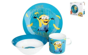 КОРАЛЛ Набор посуды д/завтрака 3 пр. Миньоны бананы B131-A06832B