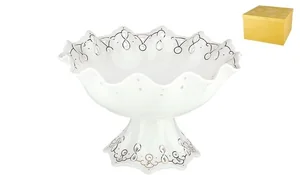 КОРАЛЛ Блюдо на ножке 33 см Клеопатра Y-13BP-DM+FOOT