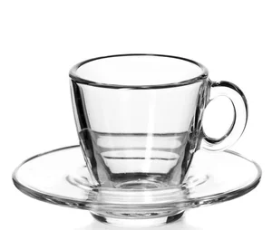 PASABAHCE Набор чашек с блюдцем (6шт.) 72 мл.AQUA 95756