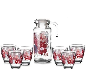 PASABAHCE Набор для напитков 7пр. РЭД ДРИМ (95972)