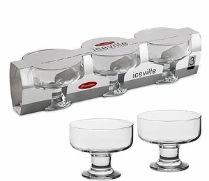 PASABAHCE Набор креманок 3шт. Ice Ville 41116