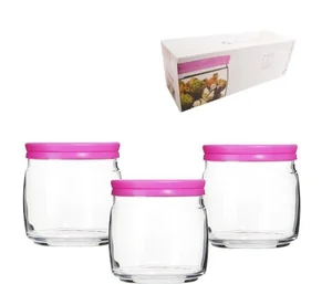 PASABAHCE Набор емкостей для сыпучих продуктов 3пр. Чешни 43003 B/3шт