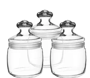 PASABAHCE Набор емкостей для сыпучих продуктов 3пр. Чешни 97424