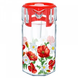 ДЕКОСТЕК Кувшин 1500мл. Маки ДСГ43414139