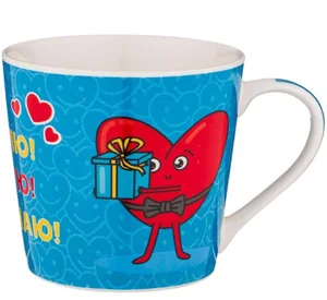 КОРАЛЛ Кружка 400 мл.Люблю 260-550