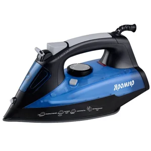 ЯРОМИР Утюг 2400W ЯР 010 черный с голубым