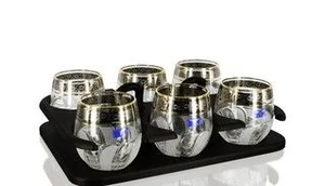 ГУСЬ ХРУСТАЛЬНЫЙ Набор стаканов для виски Флорис 300 мл. (TD32-27975-БС)