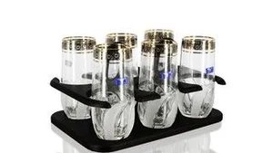 ГУСЬ ХРУСТАЛЬНЫЙ Набор для напитков 7пр. Флорис (TD32-27835-БС)