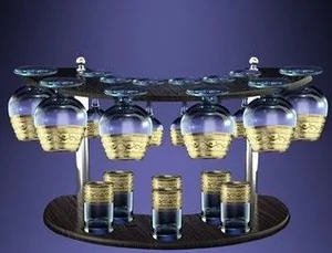 ГУСЬ ХРУСТАЛЬНЫЙ Универсальный набор 19пр. Версаче (GE08-188/164/837-БС)