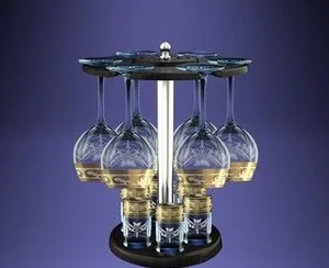 ГУСЬ ХРУСТАЛЬНЫЙ Универсальный набор 13пр. Русский узор GE09-1689/837-БС