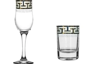 ГУСЬ ХРУСТАЛЬНЫЙ Универсальный набор 13пр. Греческий узор (GE03-160/837-БС)