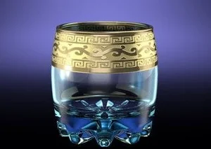 ГУСЬ ХРУСТАЛЬНЫЙ Набор стаканов для виски Версаче 305 мл. (GE08-415)