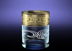 ГУСЬ ХРУСТАЛЬНЫЙ Набор стаканов для виски Греческий узор 255 мл. (EAV03-405)